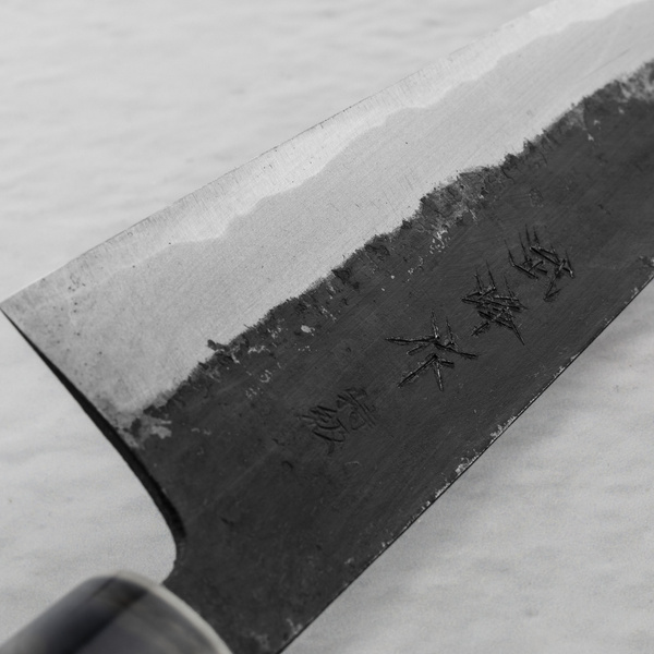 Oul Aogami#1 Buho Kuro Nóż Funayuki 15 cm