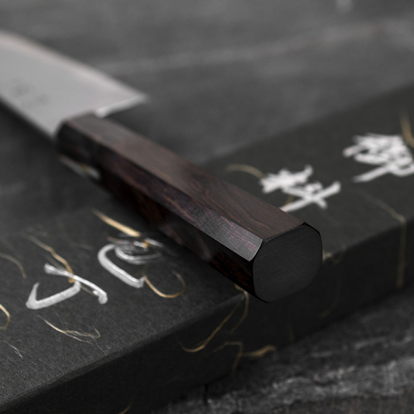 Satoshi Nakagawa Aogami#1/Iron Damascus Nóż Bunka 16,5 cm