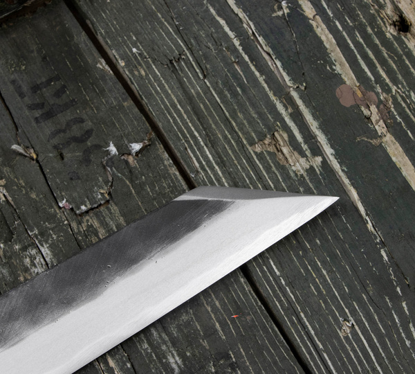 Hideo Kitaoka Shirogami Black Oktagon Nóż Kiritsuke 21 cm