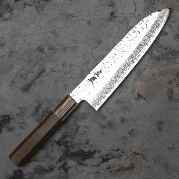 Kotetsu VG-10 Damascus Nóż Santoku 18 cm
