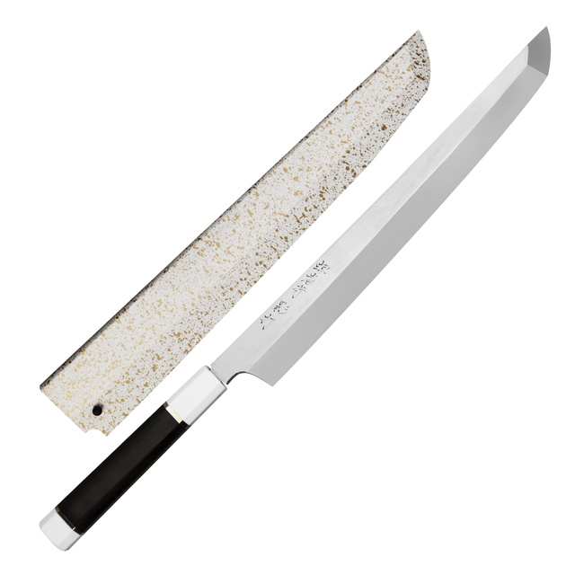 Sakai Takayuki Kageuchi Honyaki Shirogami#2 Nóż Sakimaru 30 cm