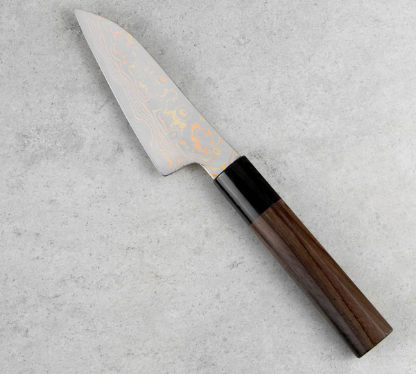 Hinoura Color Damascus VS2 Nóż Nóż do obierania 10 cm