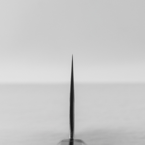 Oul Shirogami#2/SS Tsuhime Nóż Santoku 16,5 cm