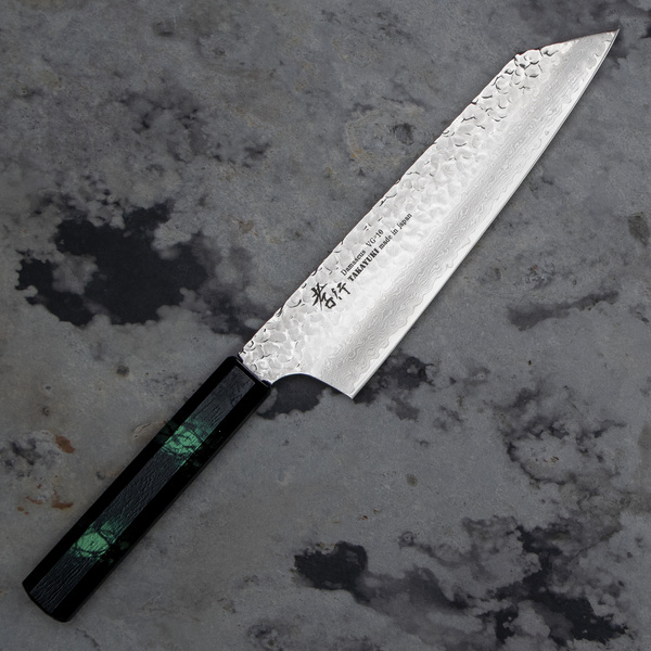 Sakai Takayuki Nanairo VG-10 Green Nóż Kengata 19 cm