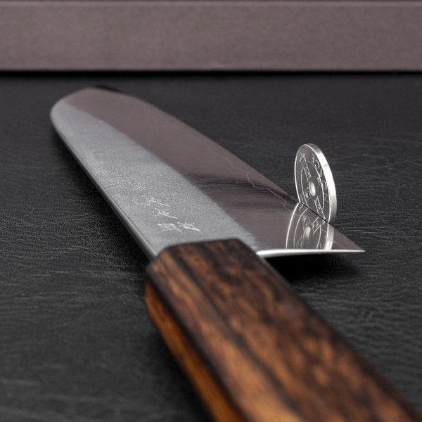 Yoshimi Kato Ginsan/SS Nashiji Nóż Santoku 17 cm