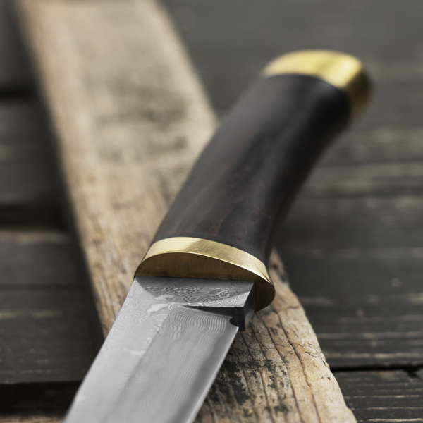 Hattori Hunter 2 Cowry-X Damascus Heban Outdoor 10 cm