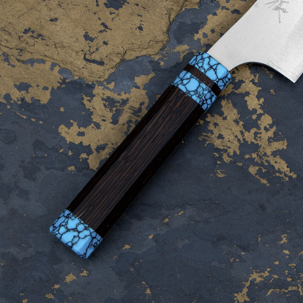 Yu Kurosaki VG-XEOS Turkus Nóż Bunka 17 cm