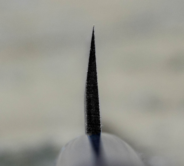 Hideo Kitaoka Shirogami#2 Satin Nóż Kaisaki 12cm