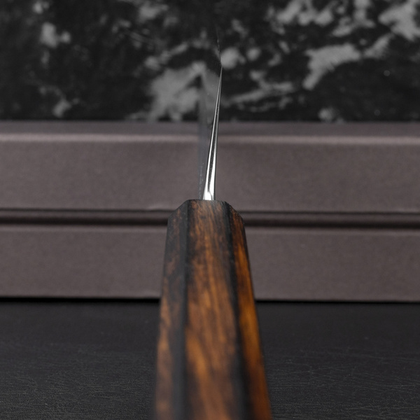 Yoshimi Kato Ginsan/SS Nashiji Nóż Santoku 17 cm