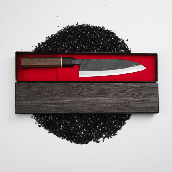 Daisuke Nishida Shirogami#1 Bubinga Nóż Szefa kuchni 18 cm