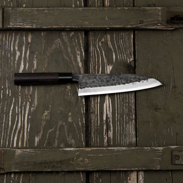 Motokyuuichi Shirogami#2 Hammered Nóż Szefa kuchni 18 cm