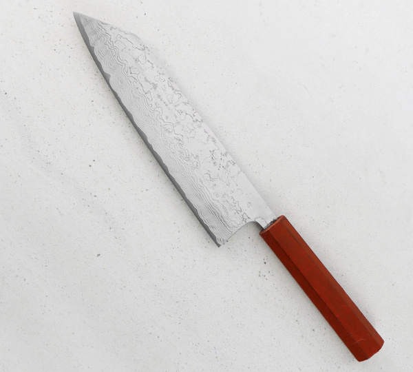 Hatono VG-10 Oktagon Nóż Kiritsuke Gyuto 21 cm Red