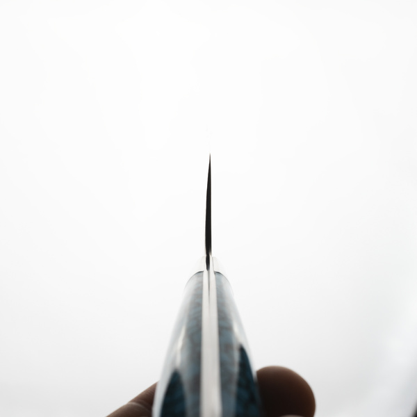 Takeshi Saji BTQ R-2 Damascus Nóż Santoku 18 cm