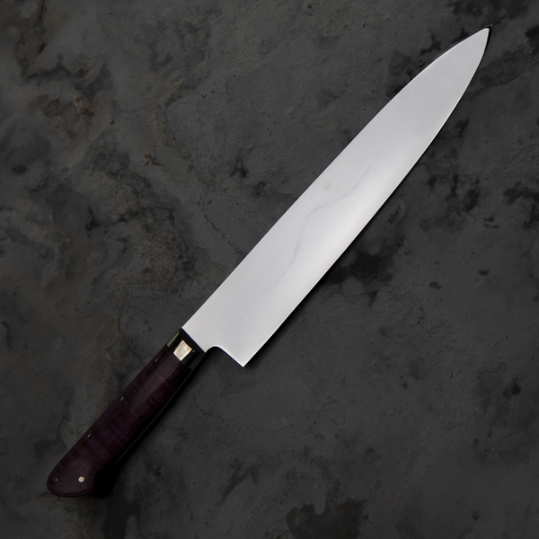 Sakai Takayuki Gallery Shirogami#1 Honyaki Fuji Purple Nóż Szefa kuchni 24 cm