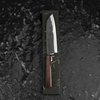 Hatsukokoro Kurokuma Aogami#2/Iron Kurouchi Nóż Santoku 16,5 cm