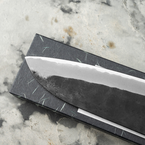 Shiro Kamo Aogami Super/SS Nóż Santoku 16,5 cm