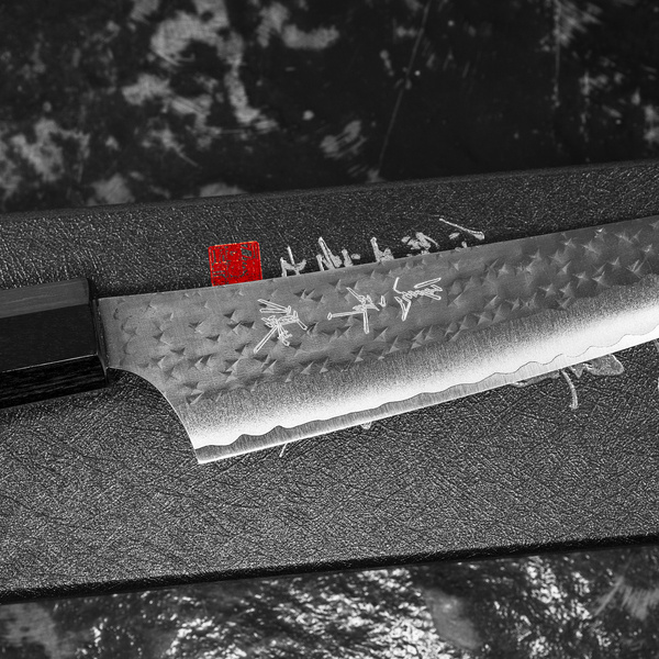 Yu Kurosaki Kokusen Aogami Super/SS Nóż uniwersalny 15 cm