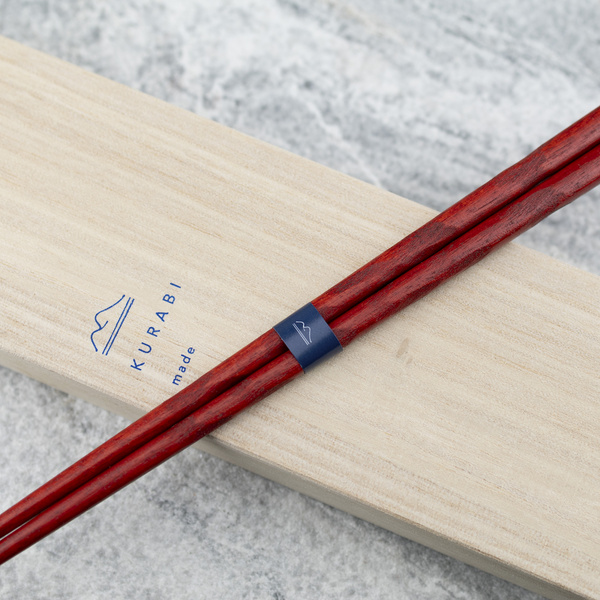 Japońskie Pałeczki do sushi Kawai Gift Set - Kurabi Brown