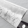 Oul Gingami Nashiji Purple Nóż Santoku 18 cm