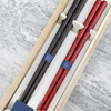 Japońskie Pałeczki do sushi Kawai Gift Set - Kurabi Brown