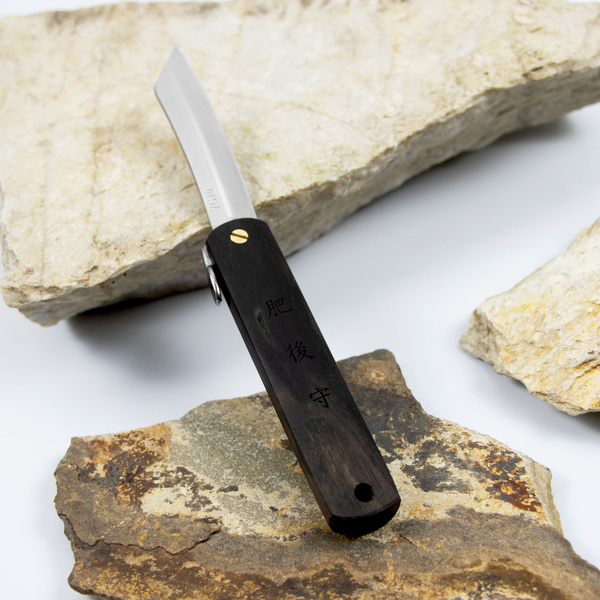 Nóż kieszonkowy Higonokami Kanekoma Drewno Kurogaki VG-10 8 cm