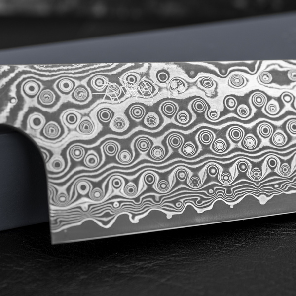 Nigara Hamono Anmon SG2 Damascus Nóż Kiritsuke Nakiri 17 cm