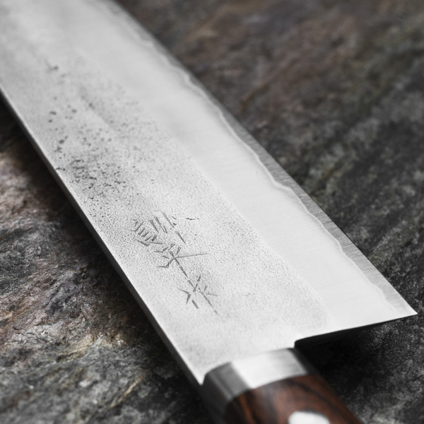 Kunio Masutani VG-1 Nashiji Mahoń Nóż Santoku 17 cm