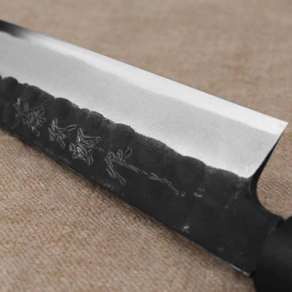 Tojiro Black Hammered Shirogami#2 Nóż Yanagiba 27 cm