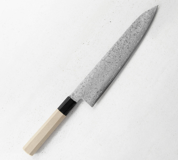 Misuzu Hamono AUS10 Damascus Nóż Szefa kuchni 24 cm