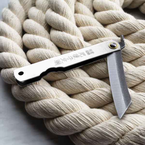 Nóż kieszonkowy Higonokami Kanekoma Mono Silver 6 cm