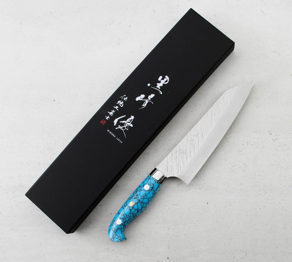 Yu Kurosaki Fujin Turquoise SRS-13 Nóż Santoku 16,5 cm