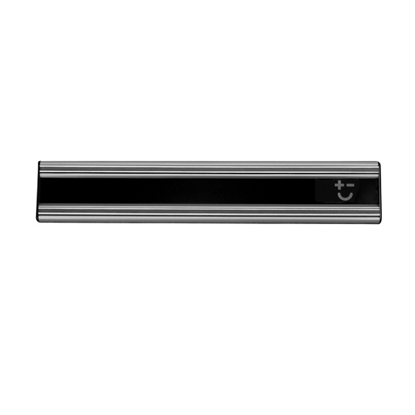 Bisbell lustrzana listwa magnetyczna czarna 30 cm
