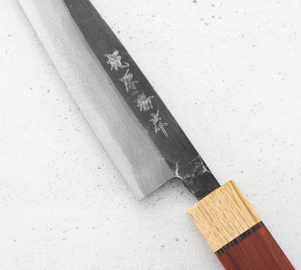 Kajiwara Damascus Aogami #2 Nóż uniwersalny 15 cm