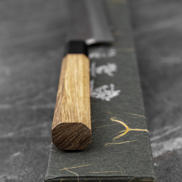 Yoshikane SKD11/SS Nashiji Nóż Sujihiki 24 cm