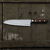 Tsunehisa VG-10 Damascus Brown Nóż Santoku 18 cm