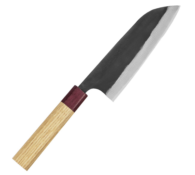 Kunio Ishikawa Aogami#2 Jesion/Pigwa Nóż Santoku 16,5 cm