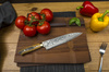 Takeshi Saji YBB Nóż Santoku 18 cm VG-10