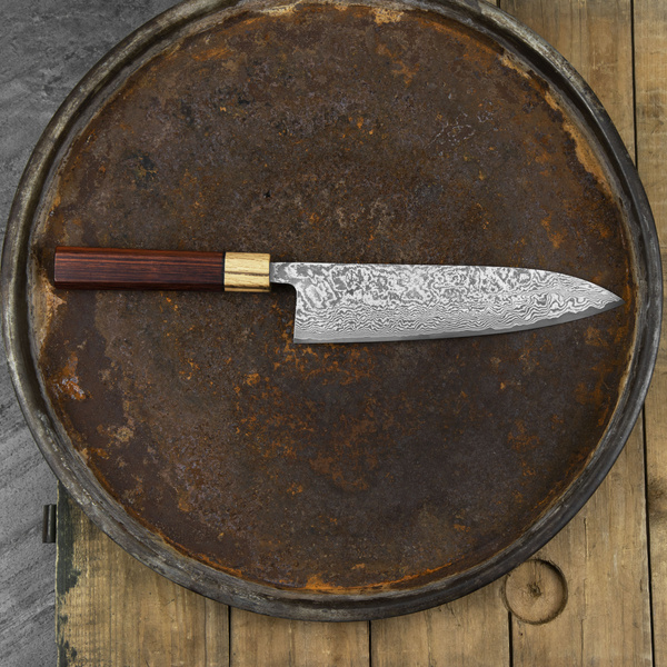 Shiro Kamo SG2 Damascus Nóż Szefa kuchni 21 cm