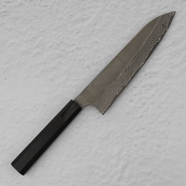 Nigara Hamono Silver#3 Etching Damascus Nóż Szefa kuchni 21 cm