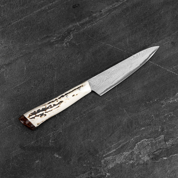 Yojiro Yamada Unique 04 VG-10 Damascus Nóż uniwersalny 11,5 cm