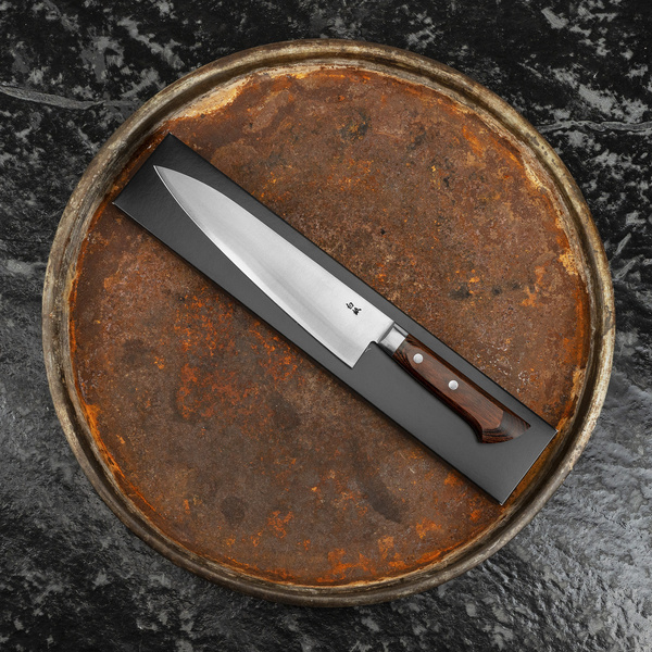 Yasuhiro Gen Shirogami#2/SS Mahogany Nóż Szefa kuchni 21 cm