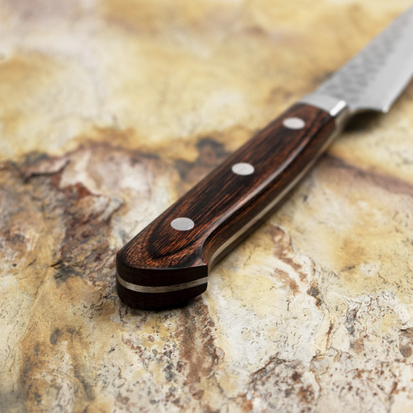 Tsunehisa VG-10 Damascus Brown Nóż do obierania 8 cm