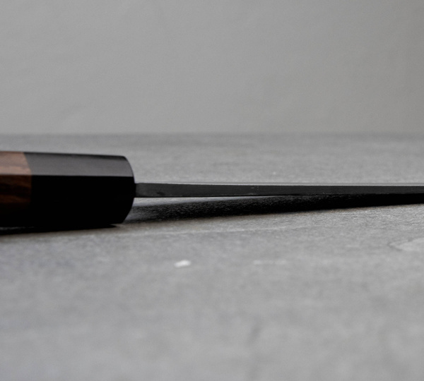 Hideo Kitaoka Shirogami Black Oktagon Nóż Usuba 16,5 cm