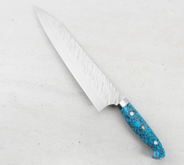 Yu Kurosaki Turquoise SRS-13 Nóż Szefa kuchni 24 cm