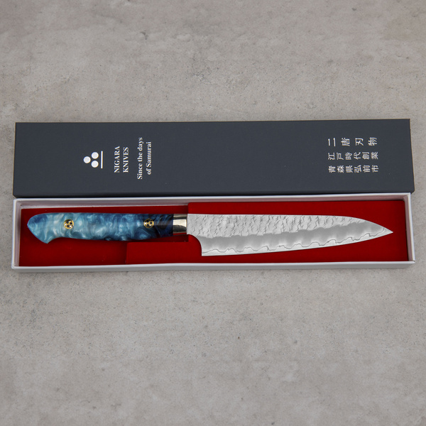 Nigara Hamono SG2 Limited Blue Nóż uniwersalny 15 cm