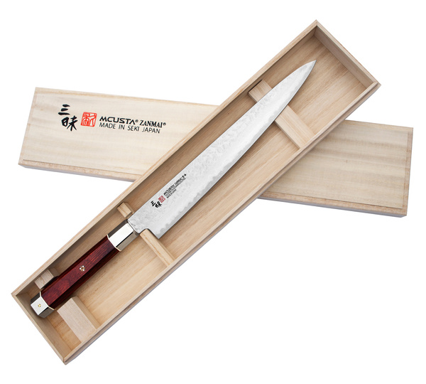 Mcusta Zanmai Ultimate Unkai VG-10 Nóż Sujihiki 24 cm