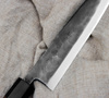 Hideo Kitaoka Shirogami Black Oktagon Nóż Miroshi Deba 18 cm