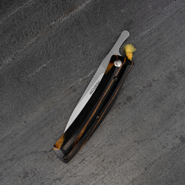 Nóż składany Mcusta Friction Folder Czarno-żółty VG-10 7,5 cm