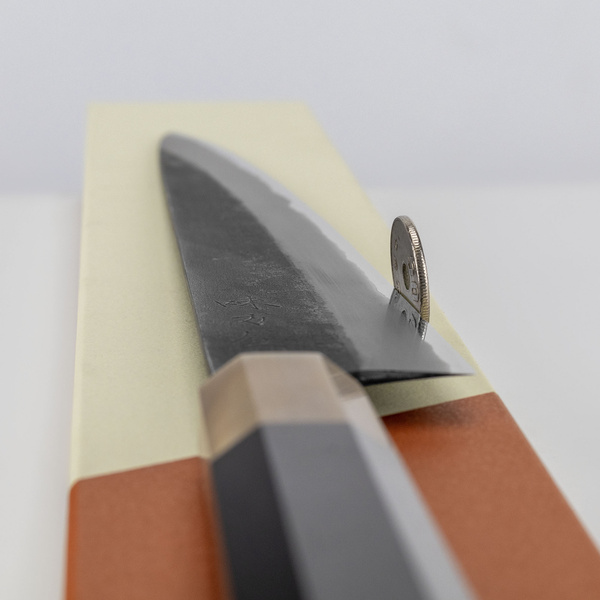 Mutsumi Hinoura Shirogami#2/SS Nóż Sujihiki 24 cm