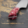 Takeshi Saji Red Turquoise  R2 Nóż Santoku 18 cm